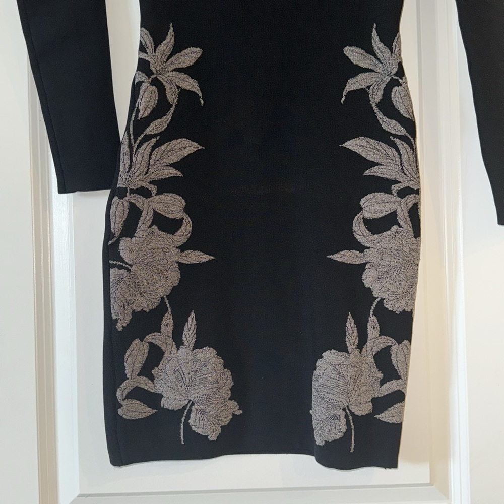 Marciano Turtleneck Long Sleeve Mini Dress - Picture 4 of 6